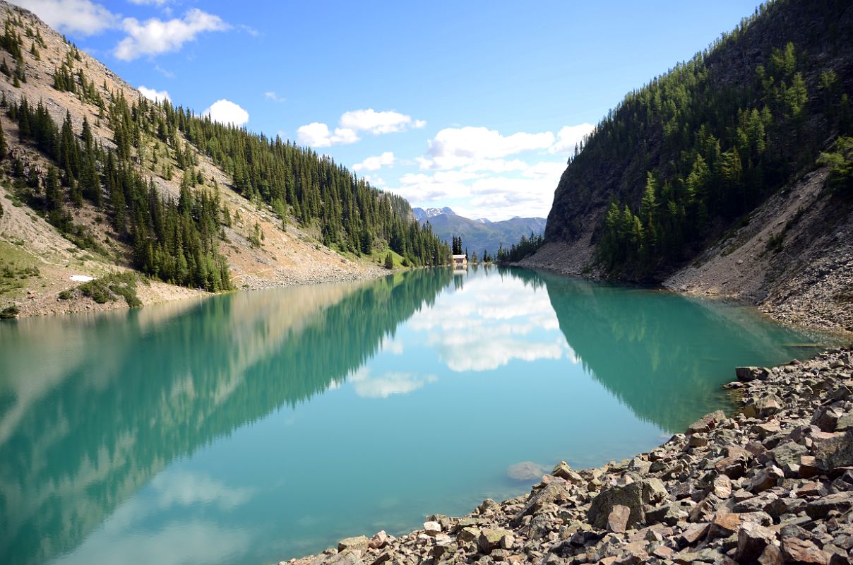 10 Lake Agnes With Teahouse At Far End Near Lake Louise